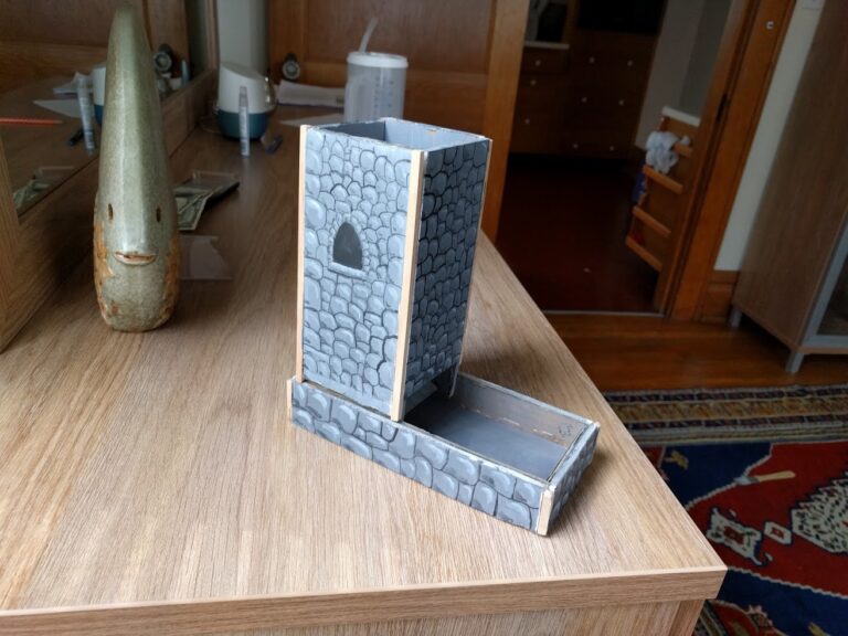 Foamcore Dice Tower