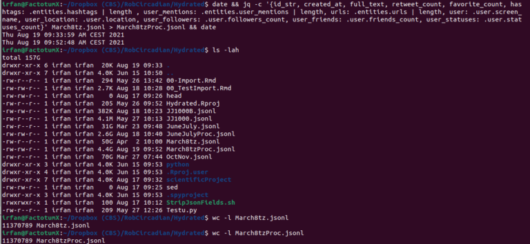 Processing Large Json Files on Command Line