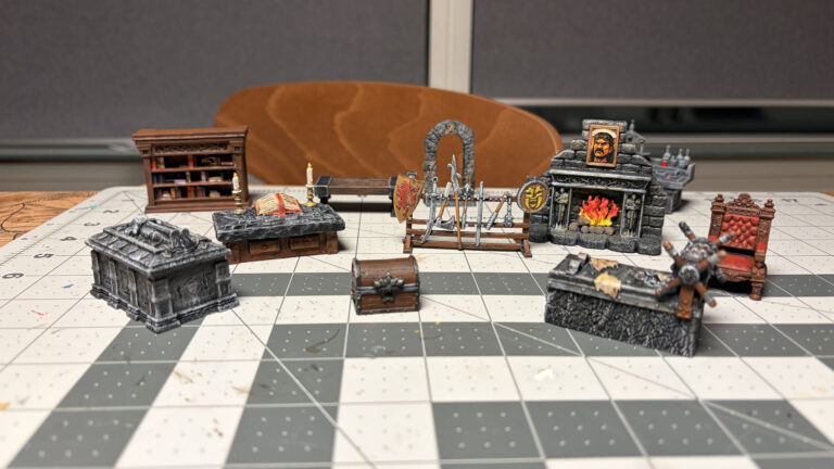 Painting Hero Quest Furniture